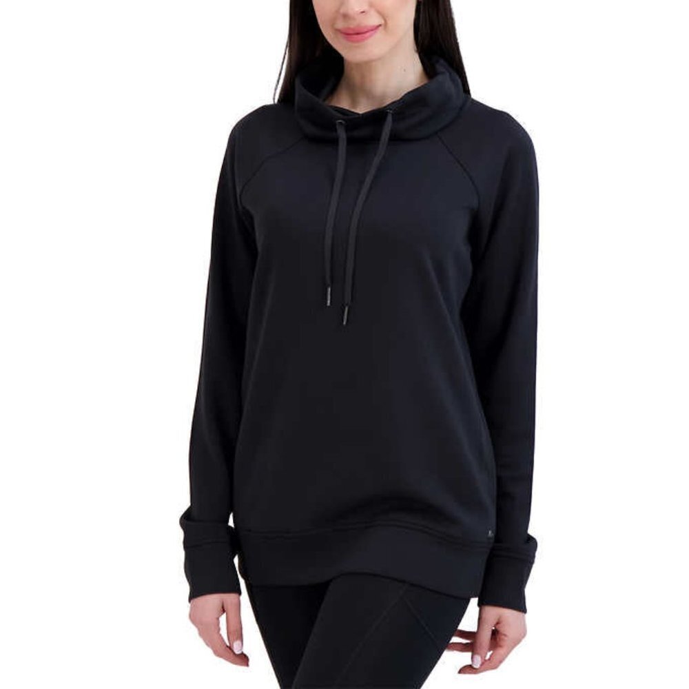 🍀 GAIAM Funnel Neck Pullover | Black
